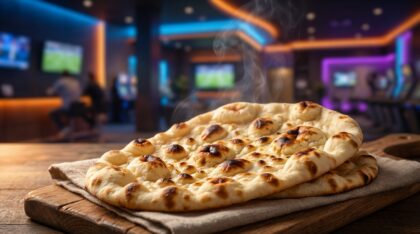 delizioso pane naan