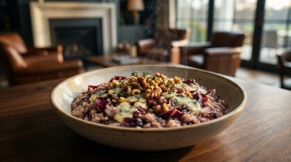 risotto cremoso radicchio