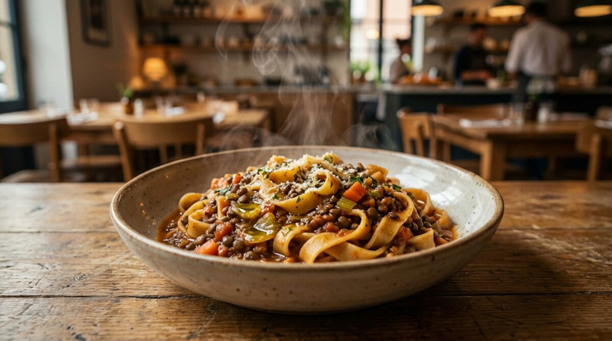 Pasta con le lenticchie