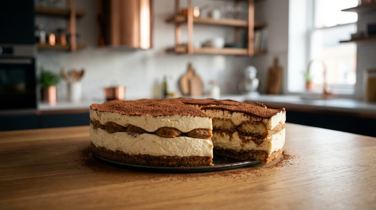 cheesecake ispirata tiramisù