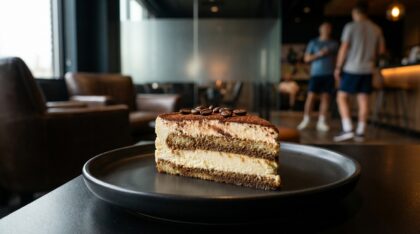 cheesecake ispirata tiramisù