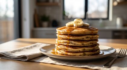 Pancake soffici alla banana