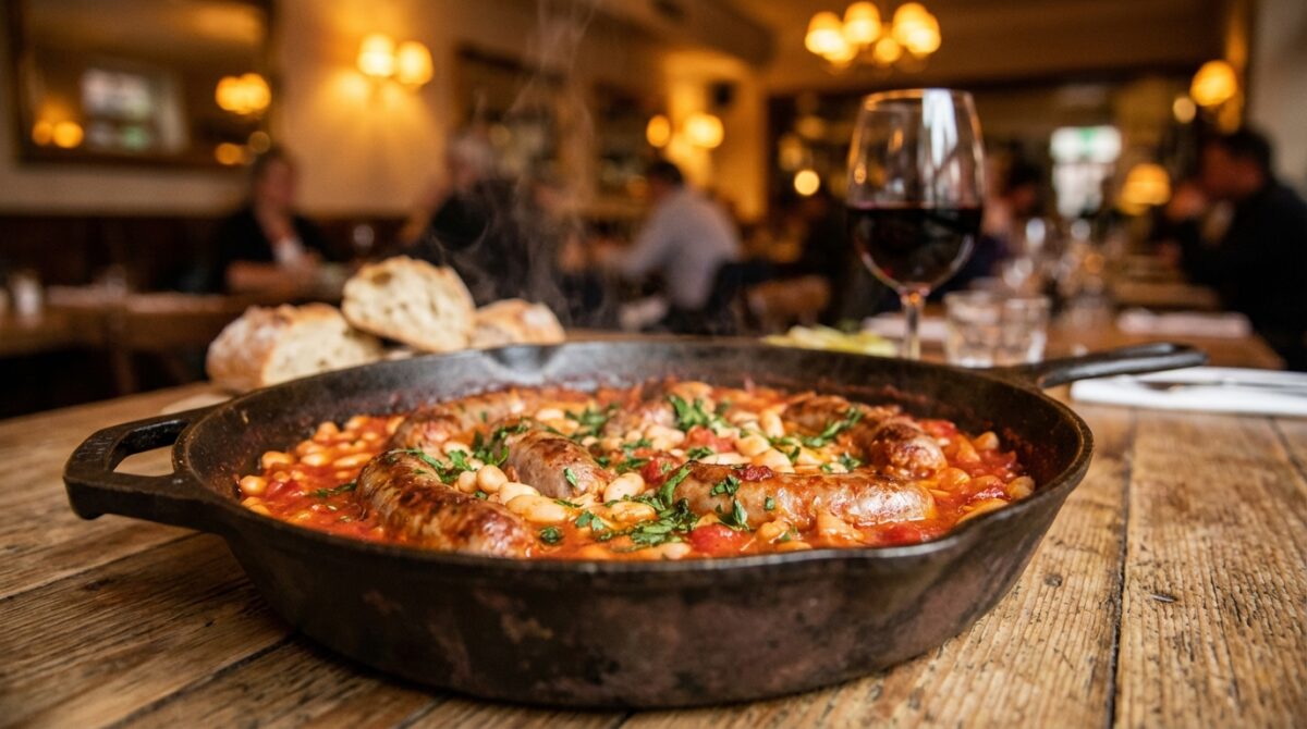 Un classico intramontabile: salsiccia e fagioli in perfetta armonia Salsiccia e fagioli